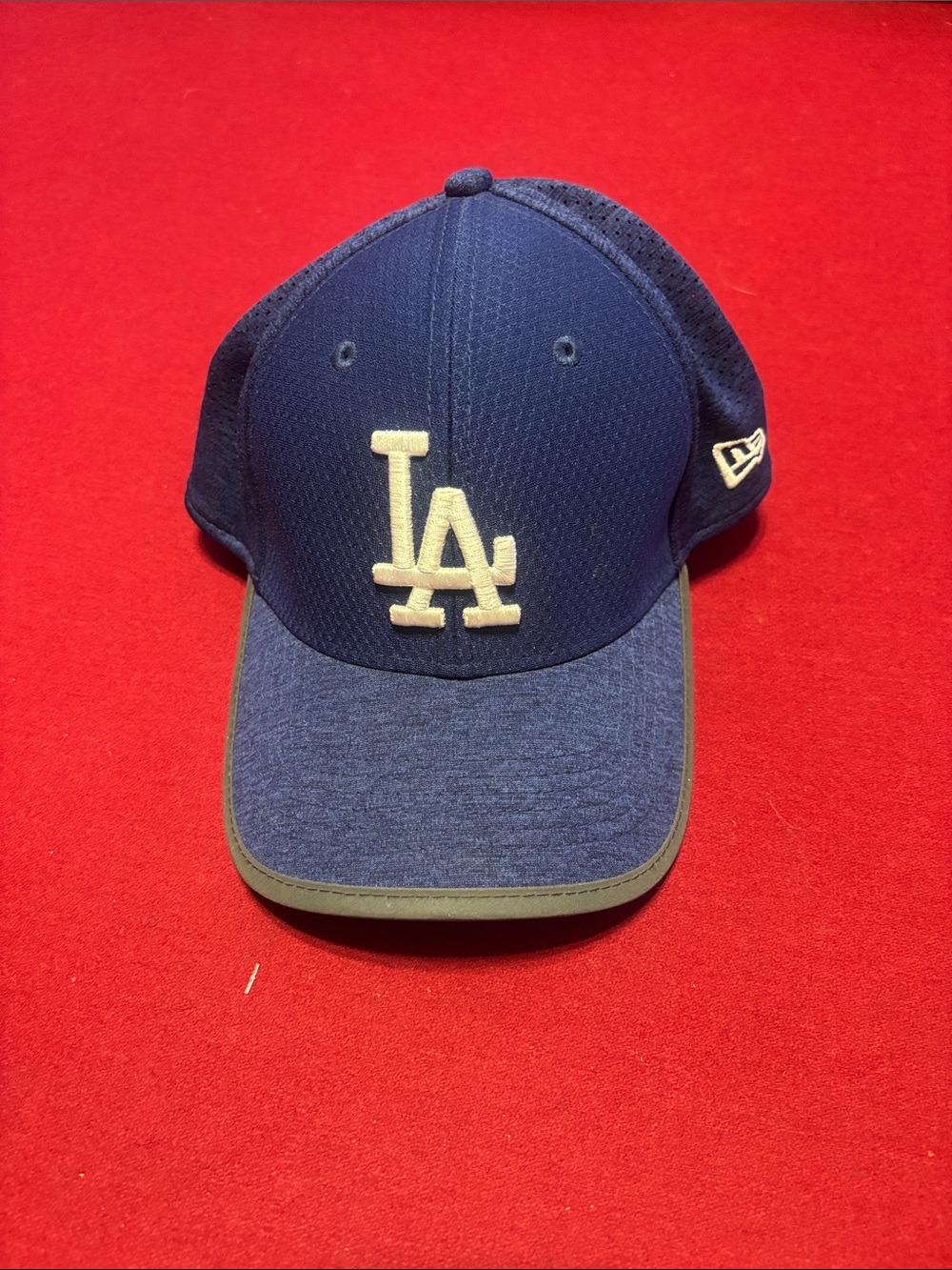 New Era  Navy and White LA Patch Baseball Hat